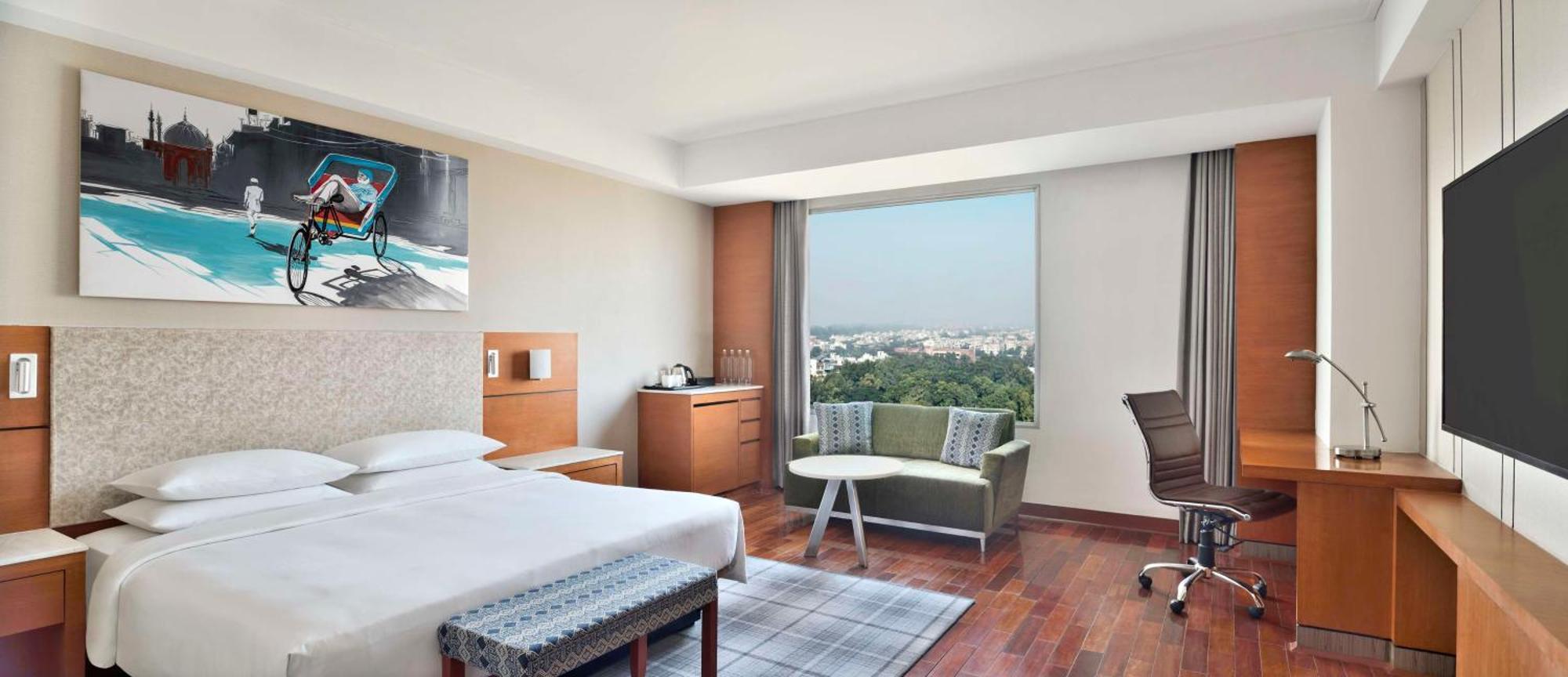 Hotel Hyatt Centric Janakpuri Nueva Delhi Exterior foto A room at the hotel